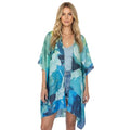 Kimonos for Women Casual Swimsuit Coverup Lightweight Boho Kimono Cardigans for Summer - color: Rz-green Symphony