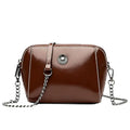 Genuine Leather Small Crossbody Bags for Women | Lightweight Shoulder Purse, Designer Handbag with Adjustable Strap, Casual Travel Everyday Bag - color: H-dark Brown