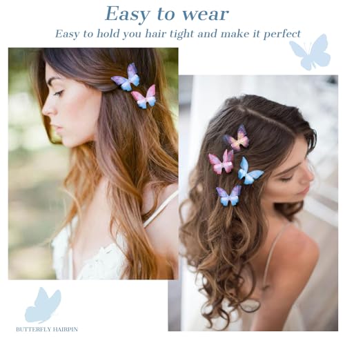 20Pcs Y2K Glitter Hold Hair Jaw Clips for Teens Women - Cute Hair Claws and Headwear Gifts in Blue - color: Multicolored