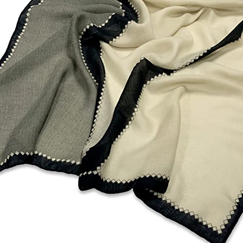 FINIZO Women's Fashion Scarves, Pashmina Wrap for All Season, Everyday Wear for Ladies, Solid Color Bridesmaid Gifts - color: 21