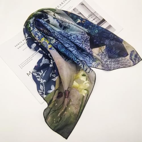 Large Cotton Bandana Lightweight Head Hair Scarf Headbands Wraps Cover Handkerchiefs for Women Men 25 x 25 inch - color: Rt20