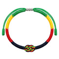 LAMIBEE Infinity Country Pride, Country Flag Code Bracelet, Protection and Lucky Sufer String Bracelet, Tibetan Wrist Wrap Bracelet, Boho Style Rope Bracelet for Women, Men, String Thread Bracelets - style: Africa Pride