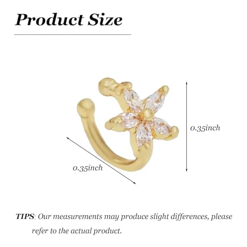 Ear Cuff for Women Non Piercing Faux Earring ear cuffs non piercing Lightweight Hypoallergenic Cartilage Fake Earrings Dainty Jewelry Gift