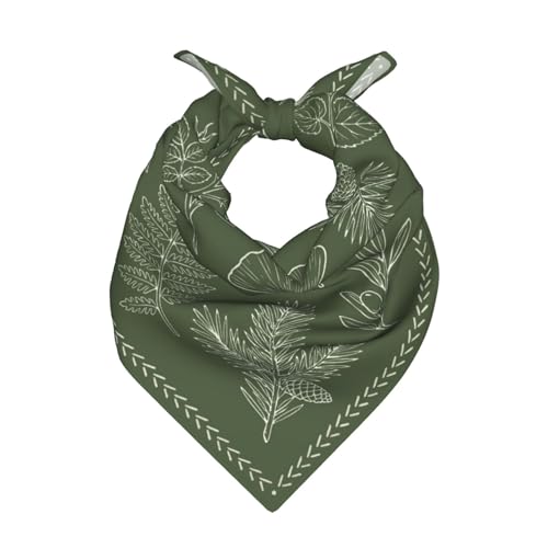 Head Scarf Hair Neck Scarves for Women Fashion Silk Satin Purse Bag Scarfs Handbags Bandana Neckerchief - color: Flower Green Plant