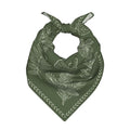 Head Scarf Hair Neck Scarves for Women Fashion Silk Satin Purse Bag Scarfs Handbags Bandana Neckerchief - color: Flower Green Plant