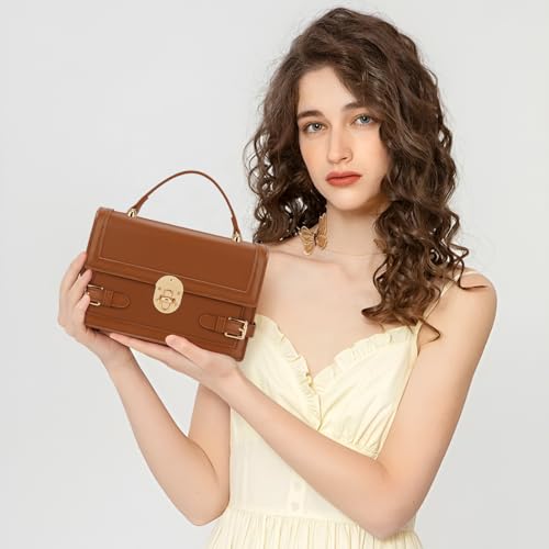KKXIU Straw Purses for Women – Summer Beach Shoulder Purse & Clutch Handbag, Woven Crossbody Bags for Women - color: B-brown