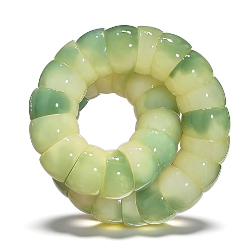 Fidget Bracelet Natural Bodhi Seeds Beaded Bracelets Zen Fidget Stretch Bracelets Alleviate Anxiety Stress Protection Healing Bodhi Jewelry Gifts for Women Men - color: A8:Fidget Bracelet