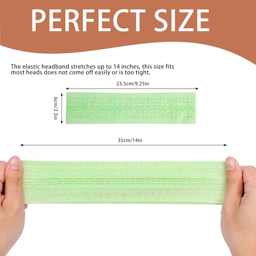 Workout Headbands Non Slip Headband Sport Headbands Sweatbands Elastic Sport Hair Bands for Sports Travel Indoor Fitness Gym - color: wide32
