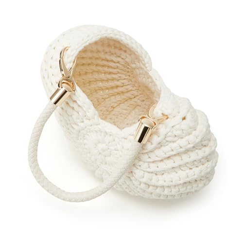 Jusavie Bohemia Crochet Handwoven Seashell Bag Women Summer Beach Bag Boho Evening Clutch Purses Shoulder Crossbody Bags 2026 - color: Green