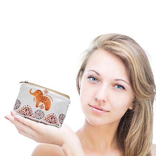 Women and Girls Cute Fashion Coin Purse Wallet Bag Change Pouch Key Holder - color: Cute Small Elephant