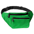 Green Fanny Pack Belt Bag I Mens Fanny Packs for Women Fashionable - Crossbody Bag Bum bag Waist Bag Waist Pack - Hands Free for Hiking, Running, Travel, Waterproof and more - color: Green