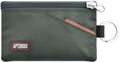 RFID Blocking Travel Wallet with Adjustable Lanyard, Small Nylon Zipper Pouch and Badge Holder for ID, Credit Cards, Cash, Keys, Commuters (AmyGreen) - color: Amy Green