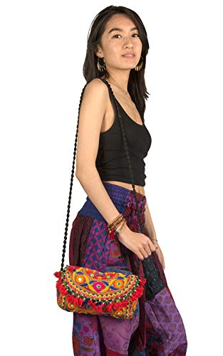 Satchel Handbag Purse Crossbody Colorful Tassels Women Fashion Boho Coin Wallet Accessories Elephant Unique