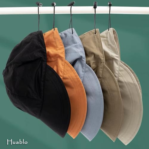 huablo UPF 50+ Womens Sun Hat Wide Brim Sun Hat UV Protection Hiking Fishing Hat Adjustable Head Circumference for Easy Carry - color: Khaki