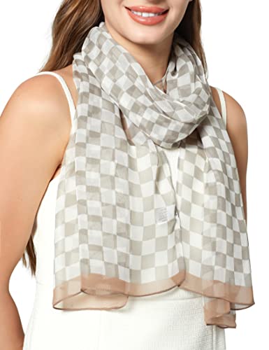 PANTONIGHT Long Chiffon Fashion Scarf Lightweight Chiffon Sheer for women - color: Color 767