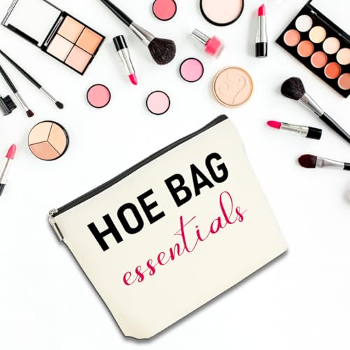 4 PCS Funny Gifts for Women Makeup Bag, Birthday Fun Hostess Gift for Women Girls Friends Cosmetic Bags Gag Gifts Girls Weekend Overnight Makeup Funny Travel Pouch, Black White - color: Multicolor 0093