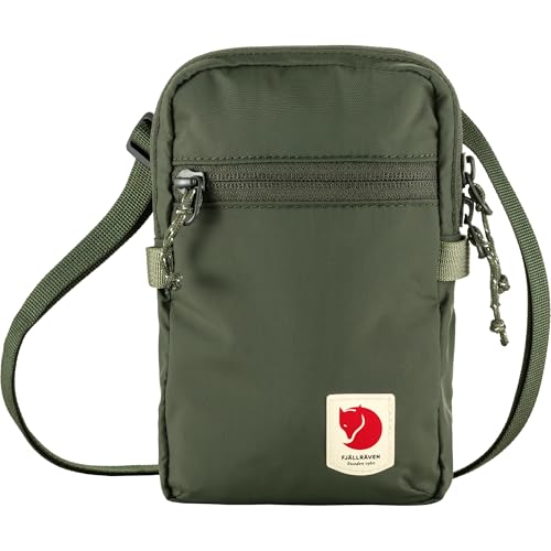 Fjällräven High Coast Pocket Crossbody - Water-Resistant Fabric, Compact Storage, Lightweight Carry - Travel - color: Mountain Green