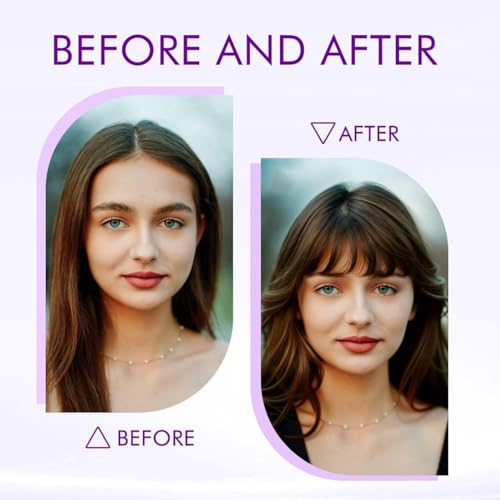 100% Real Human Hair Extensions Wispy 18# Hair Clip on bangs for women Fringe with Temples Hairpieces Faux Bangs for Daily Wear - color: 18#, size: Wispy Bangs
