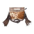 Merbaa Women Natural Cowhide Leather Crossbody Sling Bag With Adjustable Detachable Strap | Shoulder Bag | Handbag - color: Brown 1