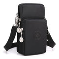 JANKS Small Crossbody Bags for Women Mini Cell Phone Purses Handbag Shoulder Bag - color: 010 Black