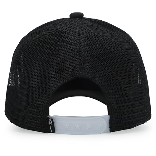 VINTAGE HAVANA Trucker Hats Women | Mesh Adjustable Snapback Hat | Men & Women Cute Trendy Fashion Baseball Cap - color: Black/White