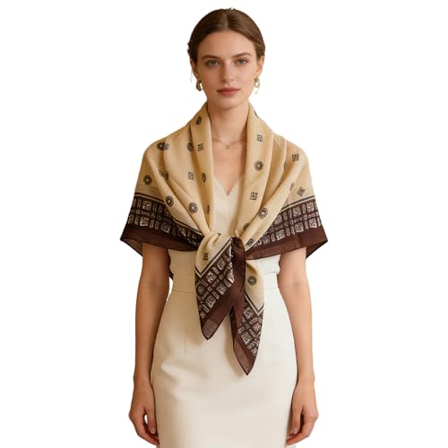 41" Large Square Scarf Hairscarf Fashion Scarves Hair Wrapping Scarfs Night Sleeping Headscarf for Women B06 - color: B0619