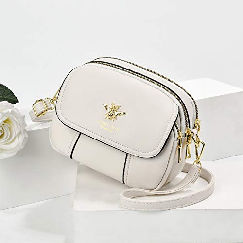 Small Crossbody Bags Shoulder Bag for Women Stylish Ladies Messenger Bags Purse and Handbags Wallet - color: 12-beige