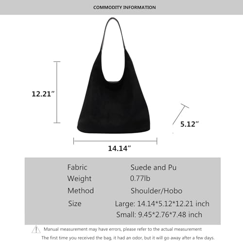 Straw Hobo Bag for Women 2026 Boho Woven Beach Purse Large Summer Straw Tote with Lining Black Raffia Shoulder Bag | straw material - color: Suede Hobo-black