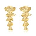 Gold/Silver Shell Dangle Earrings for Women Seashell Drop Dangle Earrings Ocean Beach Earrings Summer Jewelry - color: Big Shell