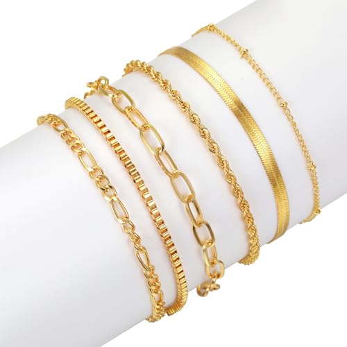 NEWITIN 69 Pieces Gold Jewelry Set for Women Fashion Costume Jewelry Gold Plated Necklace Bracelet Earrings Set for Women - color: Gold Jewelry Set