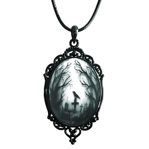 Millennials In Motion Gothic Necklaces - color: Raven Pendant