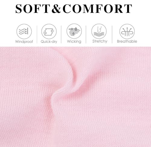 Huachi Pink Headbands for Women Valentines Day 16 Pack Elastic Hair Bands for Women' Hair Non Slip Soft Cloth Fabric Trendy Head Bands, White & Pink - color: BLACK & PINK