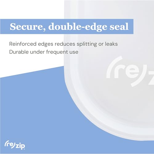 (re)zip Reusable On-the-Go Storage Bag with 2 Carabiner Clips for Travel, Outdoor - Leakproof, Water-Resistant, Dirt-Resistant, Eco Friendly, Lightweight for Snacks, Wallet, Keys, Phone & Essentials - color: Sage & Gray