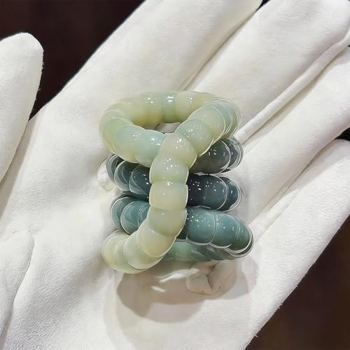 Fidget Bracelet Natural Bodhi Seeds Beaded Bracelets Zen Fidget Stretch Bracelets Alleviate Anxiety Stress Protection Healing Bodhi Jewelry Gifts for Women Men - color: B3:Fidget Bracelet