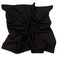 NZKNP Silk-Like Head Scarf - Women's Bandana Wraps - color: 13-black, size: 35"*35"