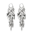 Long Dangle Earrings For Women, Fringe Chandelier Earrings Punk Metal Chain Earrings Hypoallergenic Lightweight Tassel Drop Earrings - color: Fringe-Silver