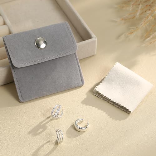 LOYALLOOK Ear Cuff Earrings for Women 14K Gold Plated Ear Cuffs Non Piercing Clip on Cartilage Earring Trendy Fake Earrings Hypoallergenic Huggie Hoop Clip Cuff Earring Lightweight - color: silver-fashion