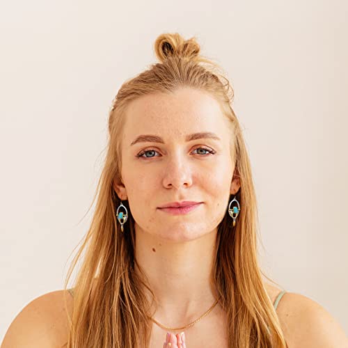 Vintage Boho Earrings 14K Gold Plated Drop Dangle Earrings for Women