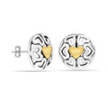 LeCalla 925 Sterling Silver Heart Stud Earrings Jewelry Lightweight Love Heart Shaped Earring for Women Valentines Day Gifts for Her - color: Dome Heart