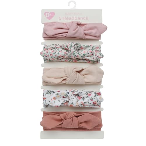 Baby Headbands Soft Stretchy Baby Girl Bows Newborn Infant Toddler Headwrap Hair Accessories - color: Coral