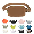 VOROLO Fanny Pack For Women And Men Crossbody Bag Belt Bag with Adjustable Strap Graduation Gifts Brown - color: Brown, style: 1 Pack Fanny Pack