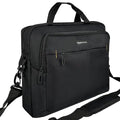 Amazon Basics Laptop Carrying Case with Shoulder Strap and Handle, Large Capacity, Black, 15.6 in (Pack of 6) - size: 15.6 Inch (Pack of 6), style: 1-pack