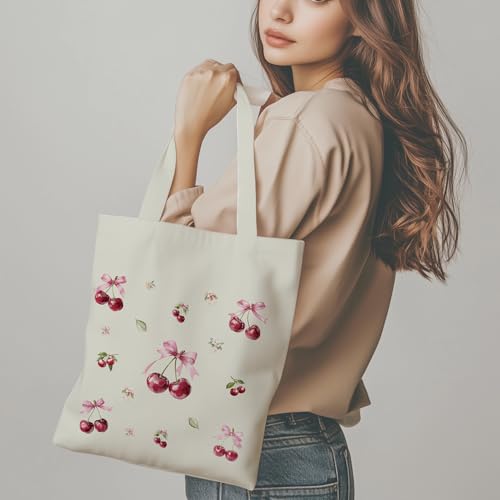 Aesthetic Tote Bag for Women | Medium Size with Inner Pocket | Stylish & Practical - color: Pink
