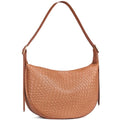 BOSTANTEN Purses for Women Crescent Crossbody Bag Vegan Leather Shoulder Hobo Handbag Adjustable Strap - color: Large Brown
