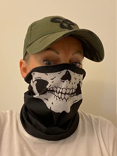 12-30 Pieces Neck Gaiters Scarf Head Wrap Headwear Balaclava Face Mask Sun Bandanas for Women Men Running,Cycling,Fishing - color: 30 Colors With Pattern