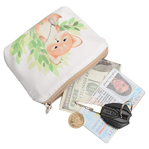 Women and Girls Cute Fashion Coin Purse Wallet Bag Change Pouch Key Holder - color: Little Squirrel