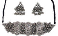Fashion Indian Ethnic Afghani Oxidized Silver Indian Tribal Bohemian Gypsy Choker Necklace Jewelry Women