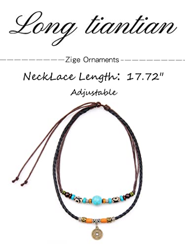 Boho Outfits for Women Boho Necklaces Country Concert Outfits Nashville Western Jewelry Choker Necklaces Long Leather Necklace Western Dress Jewelry Country Cowgirl Accessories Gifts - color: C：Boho Choker Necklaces