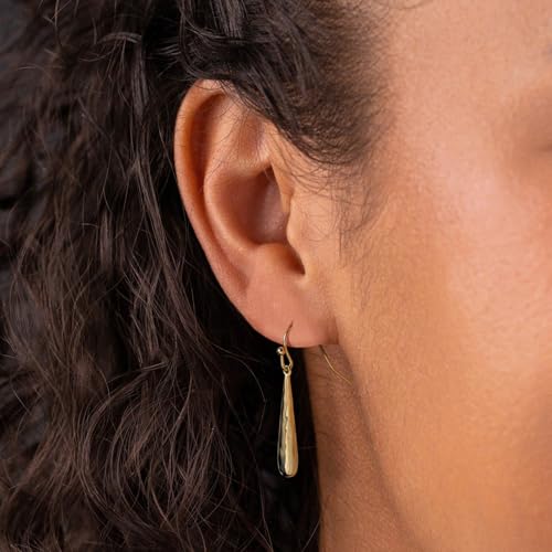 Dangle Earrings For Women, Silver Plated Lightweight Drop Earrings With Sparkling Cubic Zirconia,14K Gold Plated Hypoallergenic Face Shaping Earrings For Wedding Party Daily Office Jewelry Gift - color: Gold-A