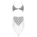 Women's Sexy Suit Body Chain - color: Silvery